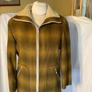 Pendleton Wool/Sherpa Coat